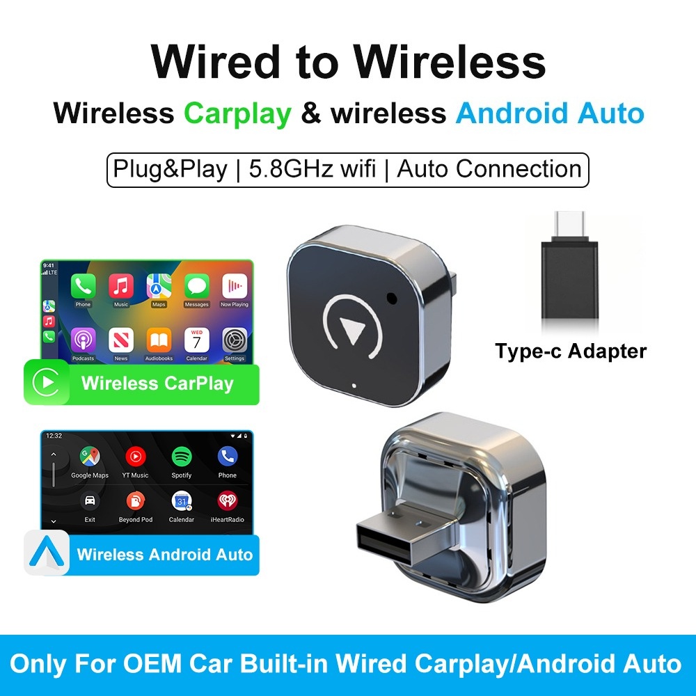 Travel Adapter Universal - Adaptador Inalámbrico CarPlay FLIXIVI 2026 2