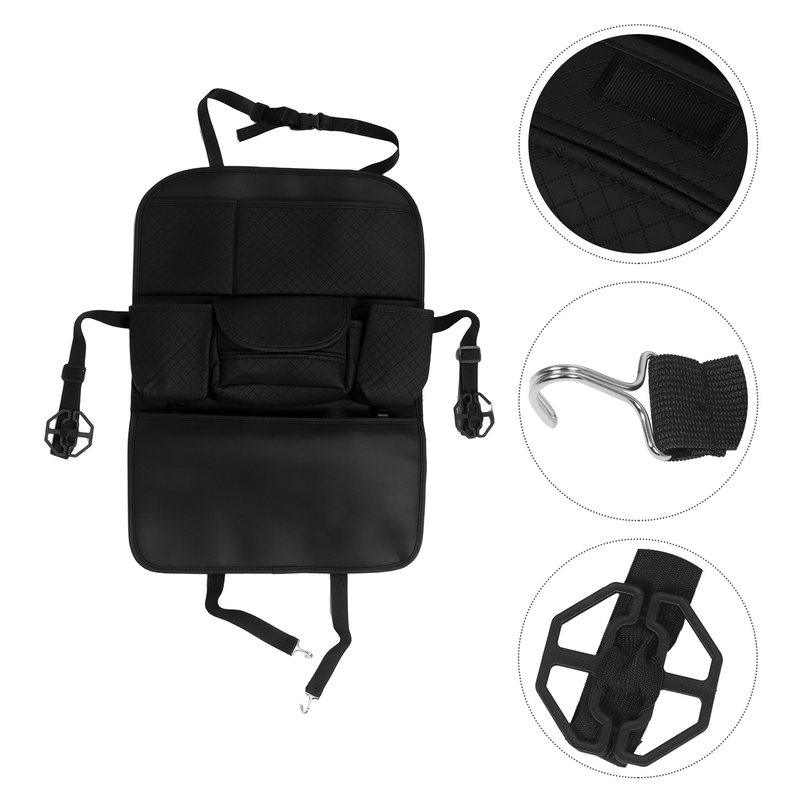 Car Seat Travel Bag - Organizador de Asiento de Coche Negro,