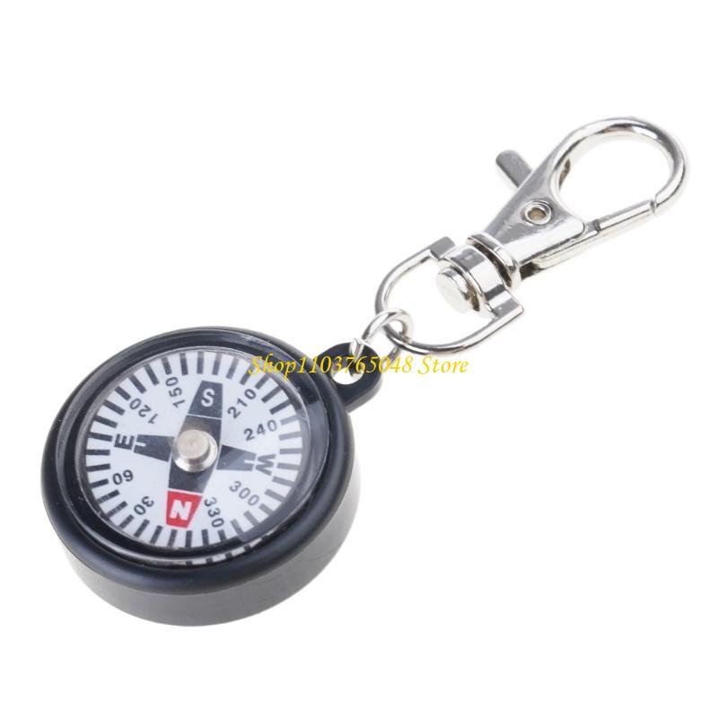 Travel Accessories Guide - Llavero supervivencia R53E, brújula portátil para