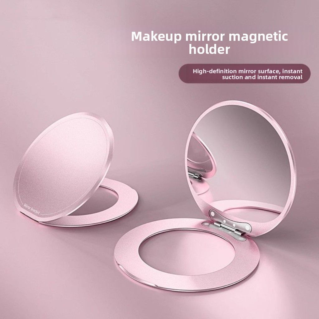 Travel Accessories Apple - Espejo Cosmético Pequeño con Soporte Magnético,
