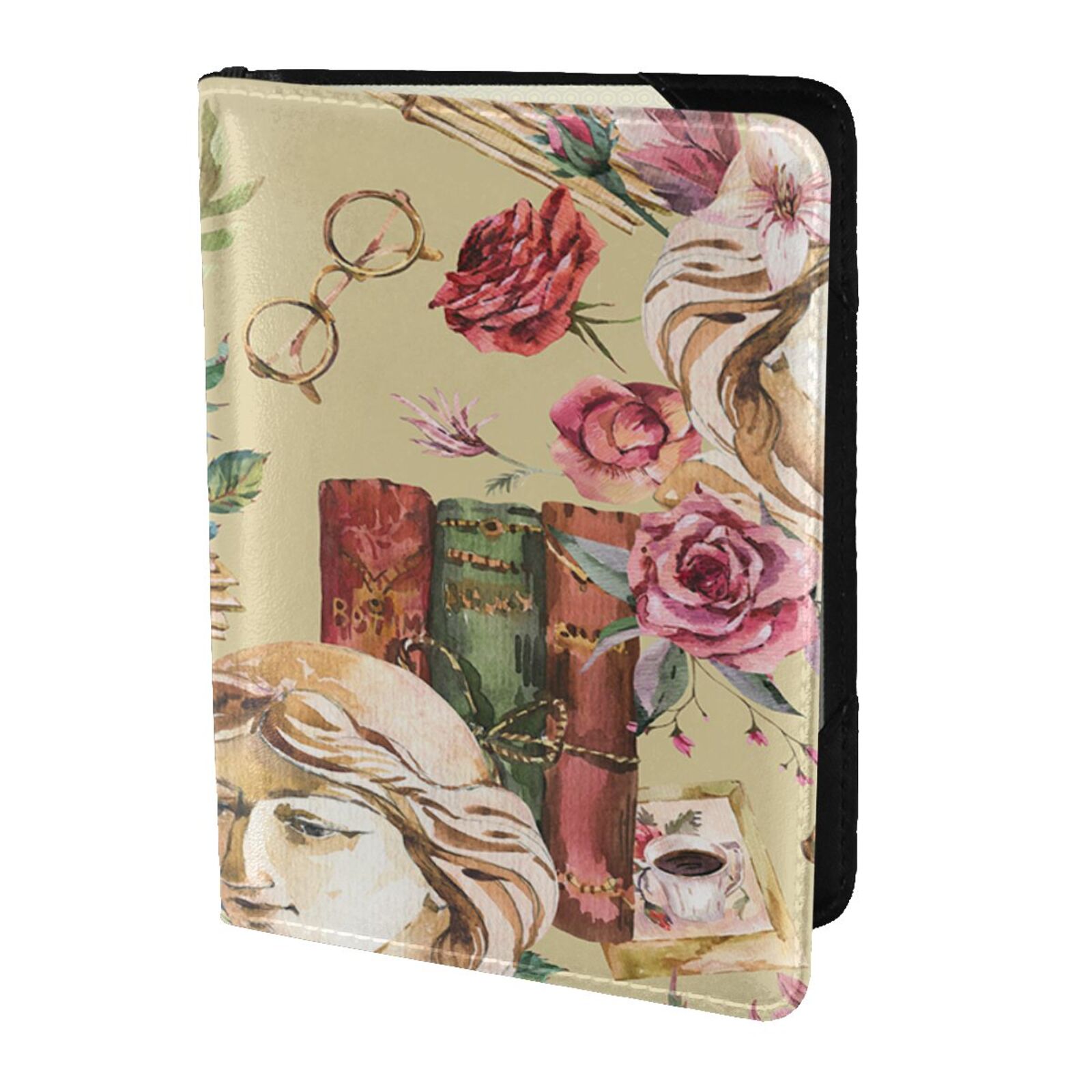 Travel Accessories Greece - Vintage Rose Grecia pasaporte y tarjetero
