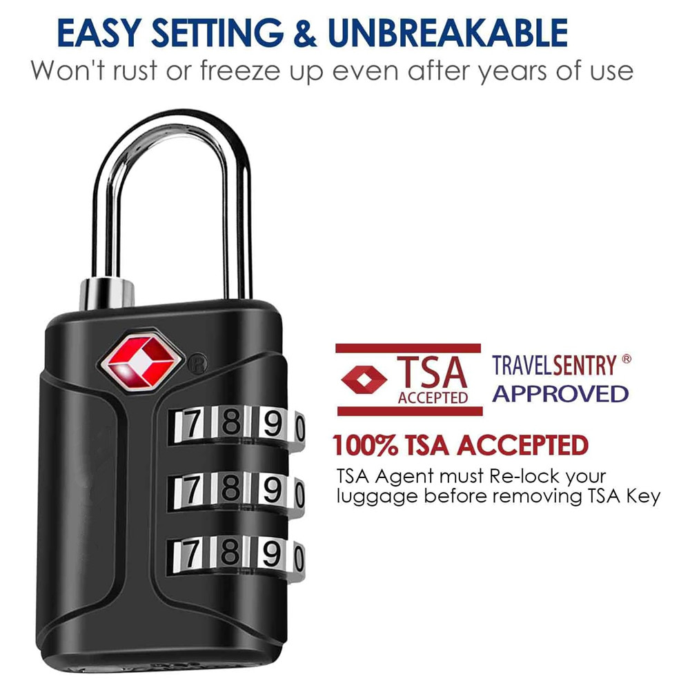 Travel Lock Tsa Approved - Candados para equipaje aprobados por la