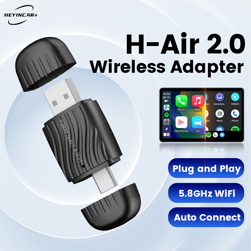 Travel Adapter Universal - HEYINCAR Adaptador Inalámbrico 2 en 1