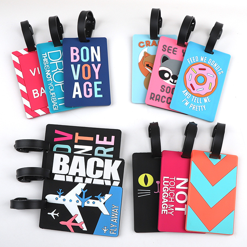 Travel Accessories List - Etiqueta de equipaje de PVC con