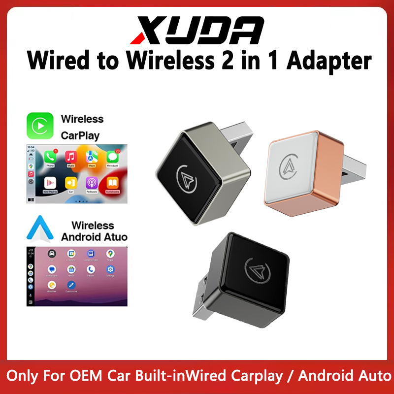 Travel Adapter Universal - XUDA inalámbrico CarPlay Android Auto adaptador