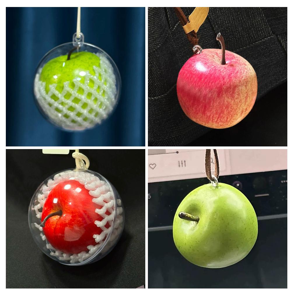 Travel Accessories Apple - Lindo llavero de manzana de fruta