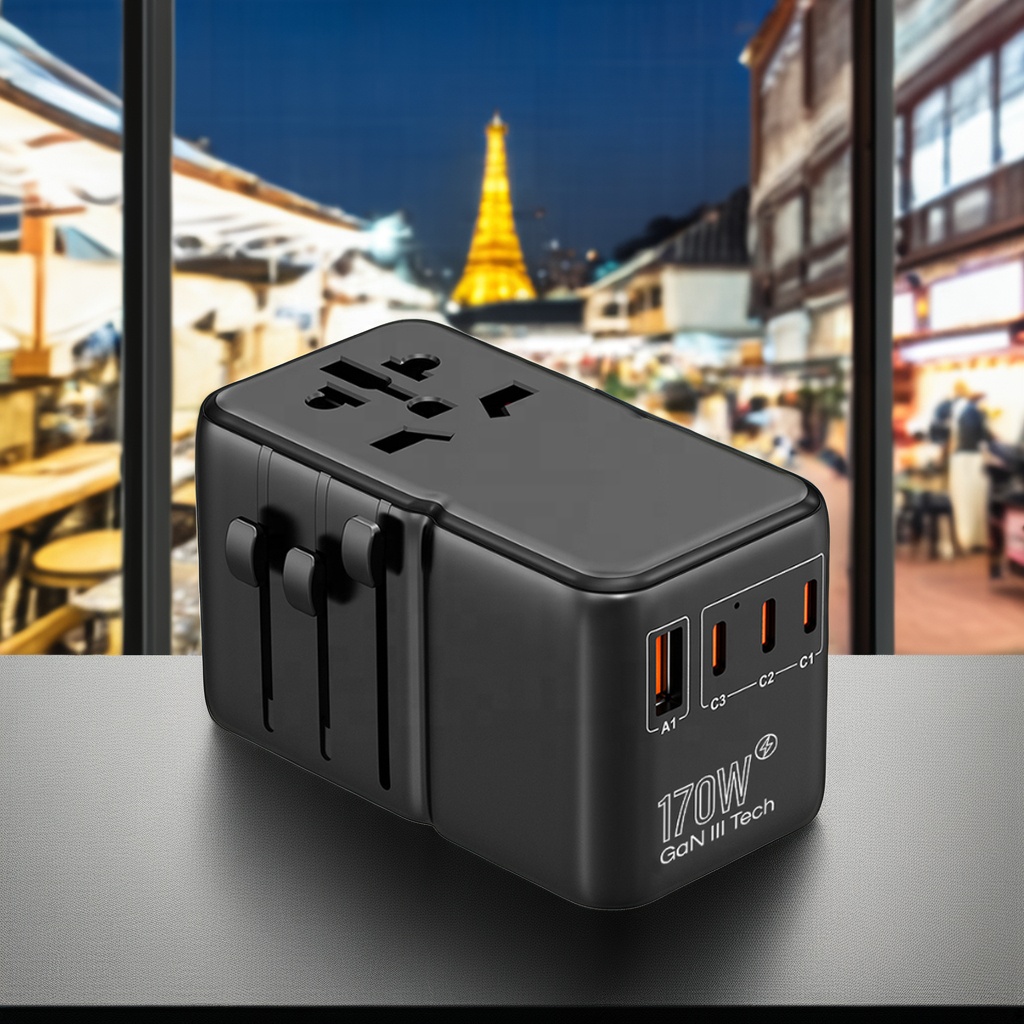 Travel Adapter Universal - Cargador Internacional USB Multipuerto PD de