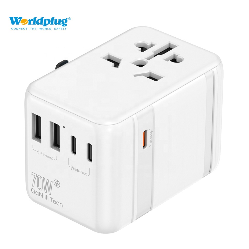 Travel Adapter Universal - Adaptador de Corriente Universal para Enchufes