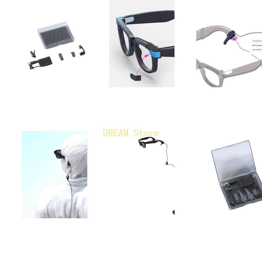 Travel Accessories Guide - Juego accesorios para cables para gafas