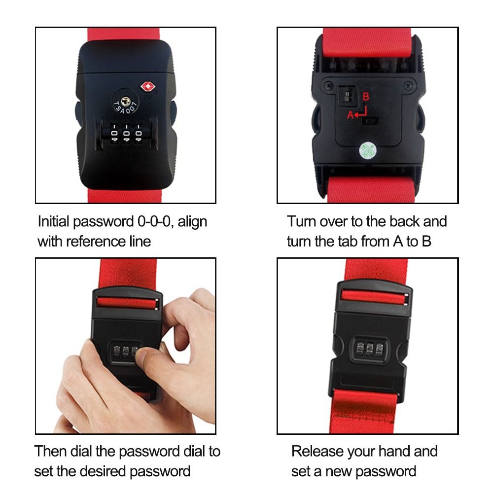 Correa ajustable para maleta d - Travel Lock Tsa Approved reseña y precio