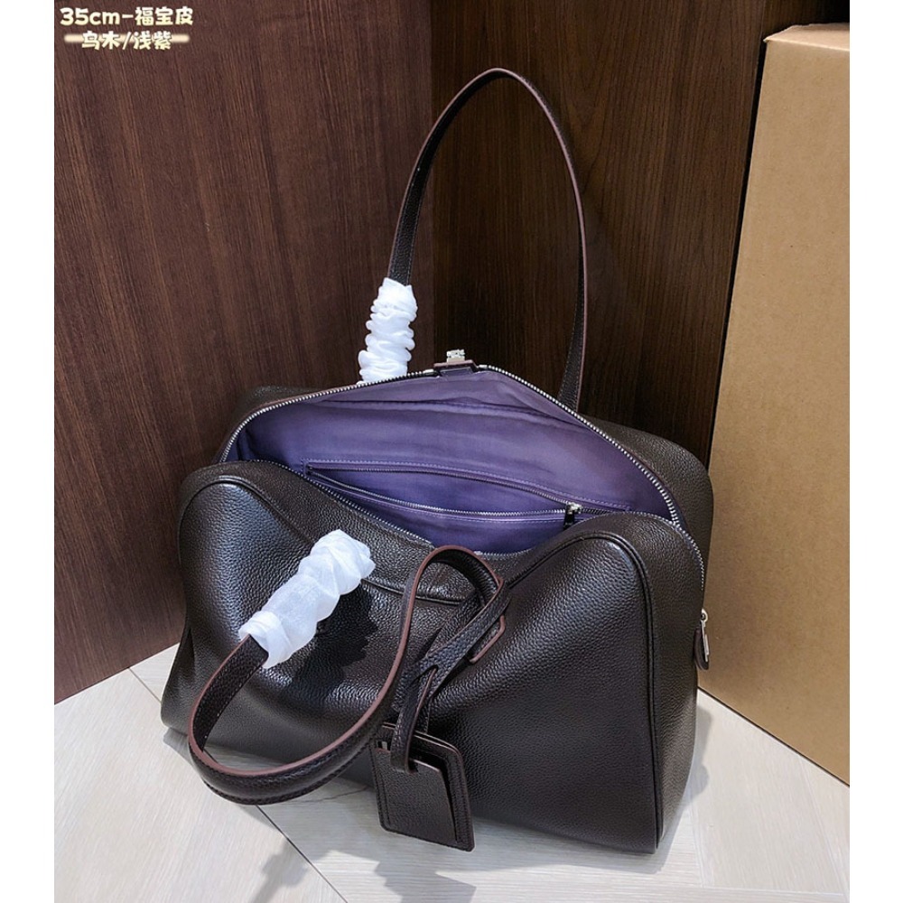 Bolso de Mano de Cuero Vacuno  - Travel Accessories Luxury reseña y precio
