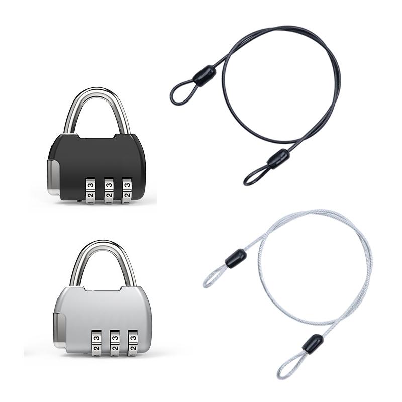 ⑥ Cable de Seguridad de Acero  - Travel Lock Tsa Approved reseña y precio