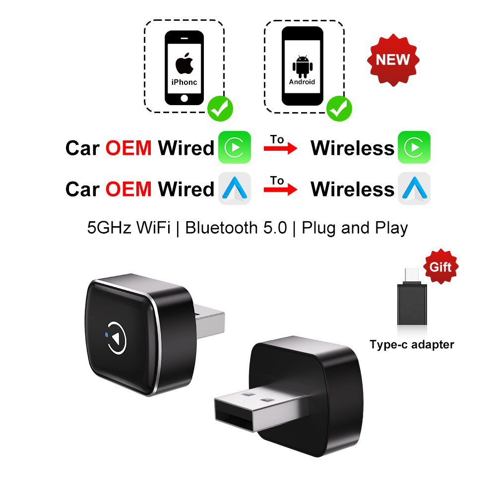 Adaptador Inalámbrico CarPlay  - Travel Adapter Universal reseña y precio