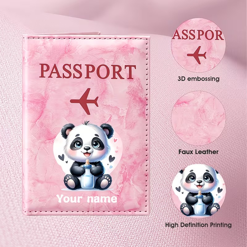 Porta Pasaportes de PU con Dis - Travel Accessories Present reseña y precio