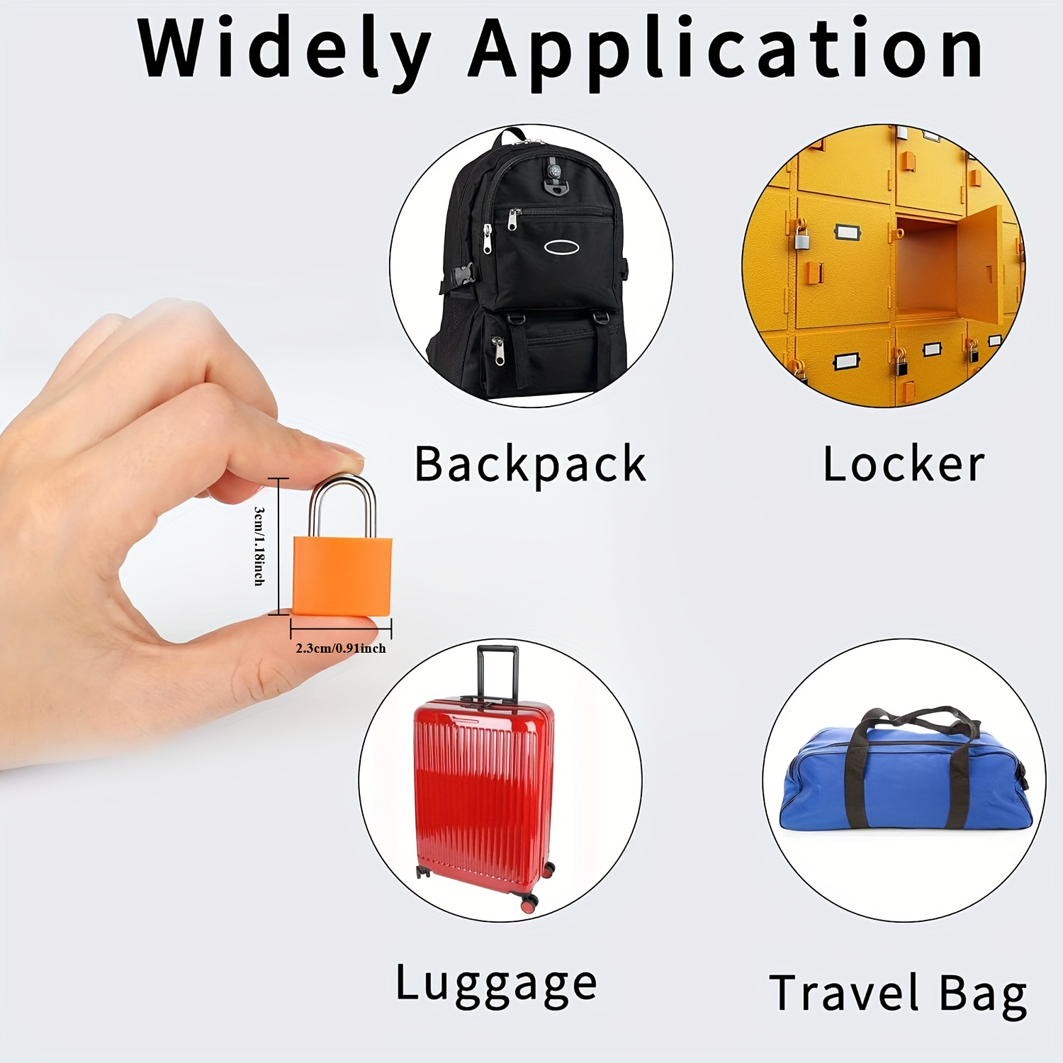 Juego de 6 Candados Pequeños y - Travel Lock Tsa Approved reseña y precio