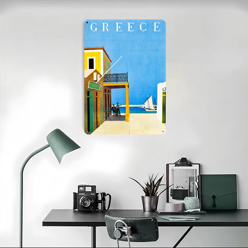 Póster Metálico de Viaje a Gre - Travel Accessories Greece reseña y precio