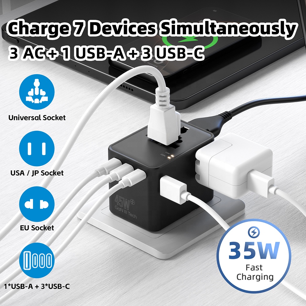 Adaptador de Corriente Univers - Travel Adapter Universal reseña y precio