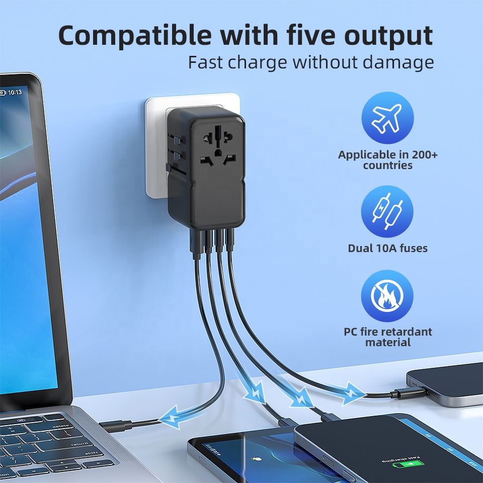 Cargador Internacional USB Mul - Travel Adapter Universal reseña y precio
