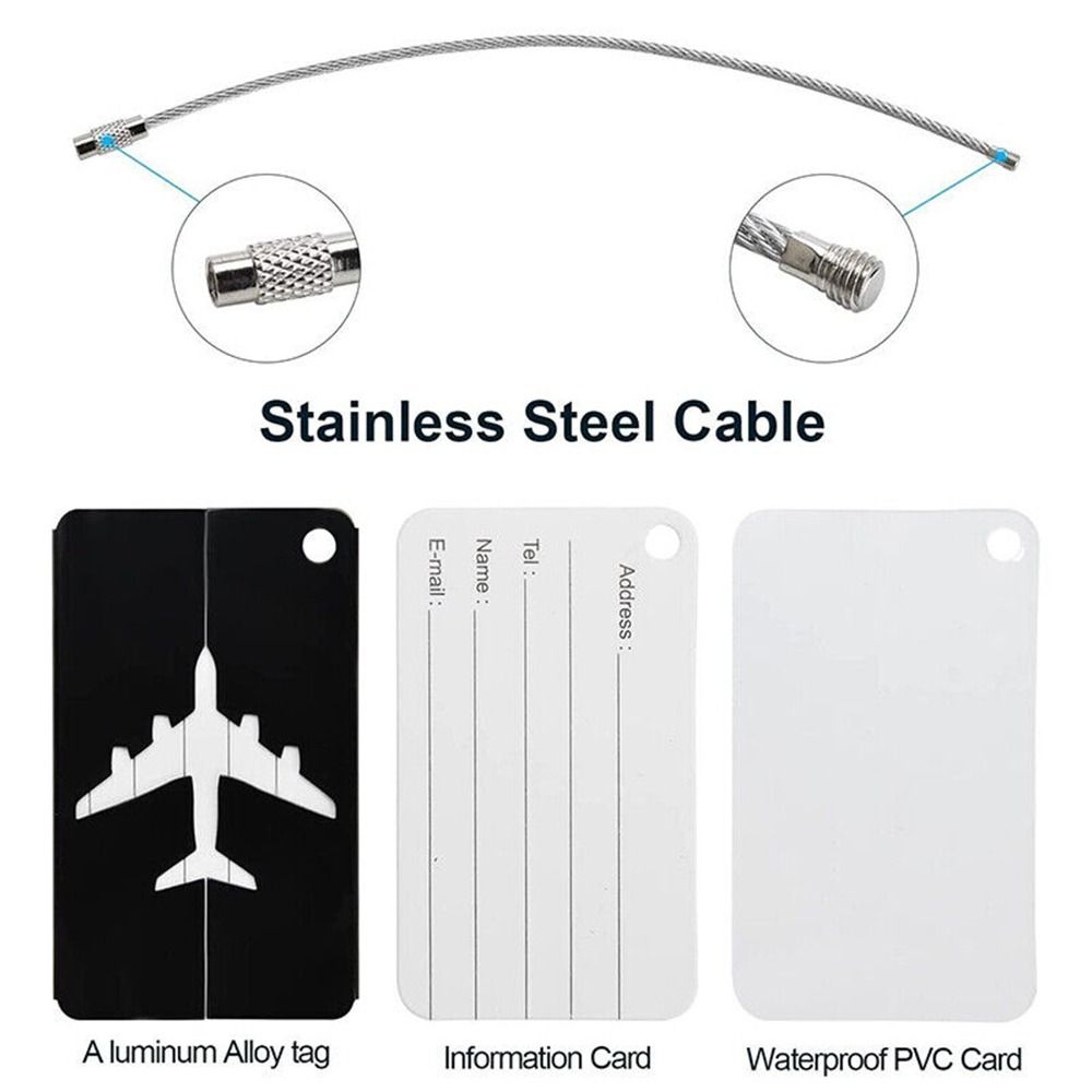 Etiquetas de equipaje de viaje - Travel Accessories List reseña y precio